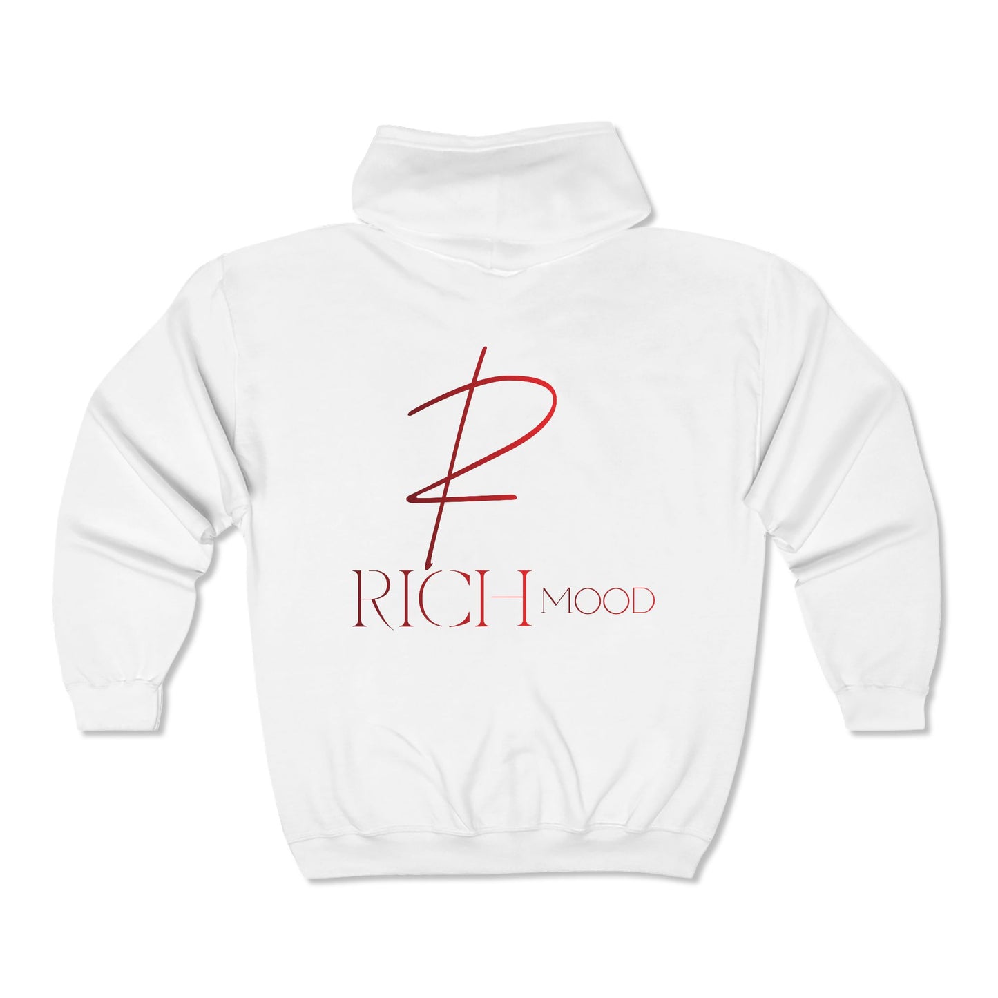 Rich Mood Unisex Full Zip Hoodie - Cozy Fashion for Everyday Style