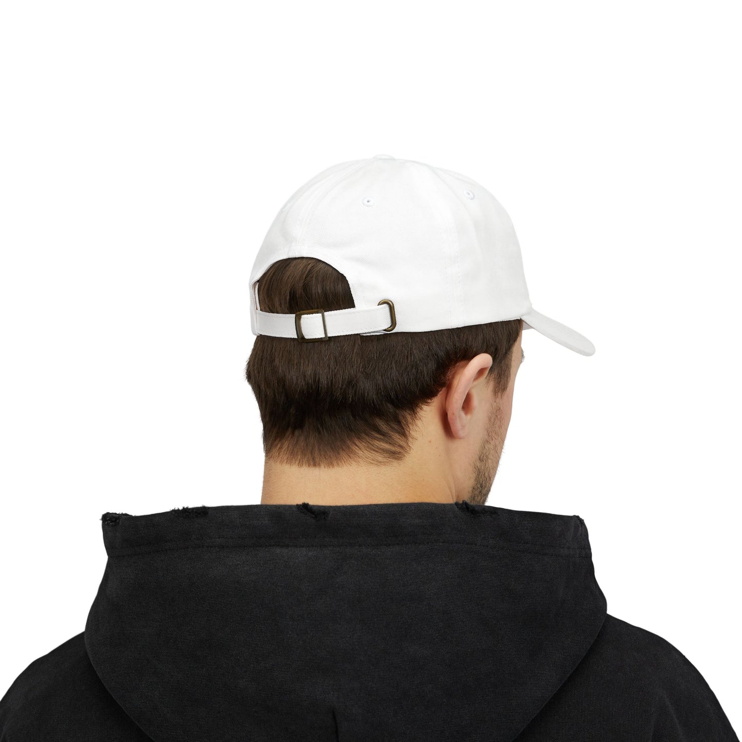 Rich Mood Classic Dad Cap - Stylish White Hat for Trendsetters